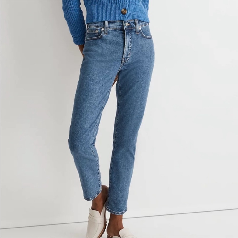 Madewell mid rise perfect vintage wash knowland medium wash